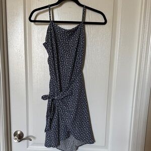 Floral Navy Blue Dress